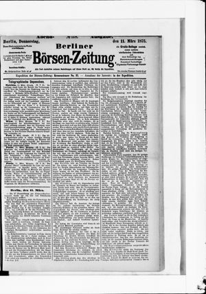 Berliner Börsen-Zeitung on Mar 11, 1875