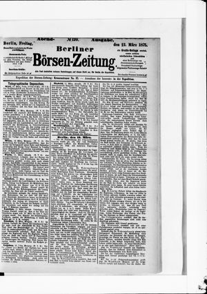 Berliner Börsen-Zeitung vom 12.03.1875