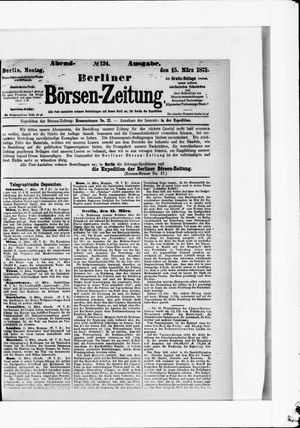 Berliner Börsen-Zeitung vom 15.03.1875