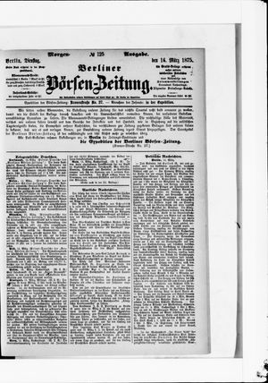 Berliner Börsen-Zeitung vom 16.03.1875