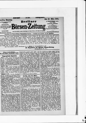 Berliner Börsen-Zeitung vom 16.03.1875