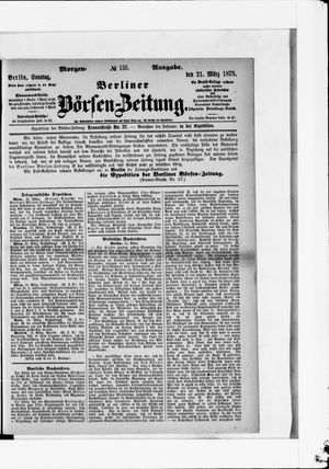 Berliner Börsen-Zeitung vom 21.03.1875