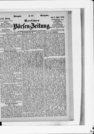Berliner Börsen-Zeitung vom 09.04.1875