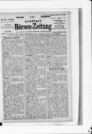 Berliner Börsen-Zeitung vom 12.04.1875