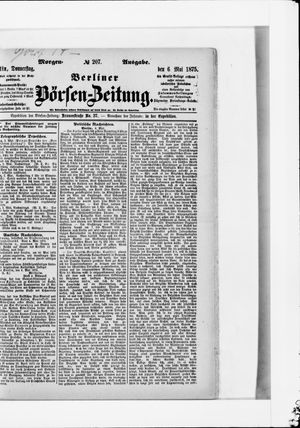 Berliner Börsen-Zeitung vom 06.05.1875