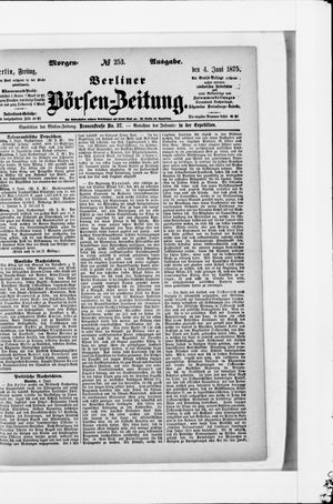 Berliner Börsen-Zeitung vom 04.06.1875
