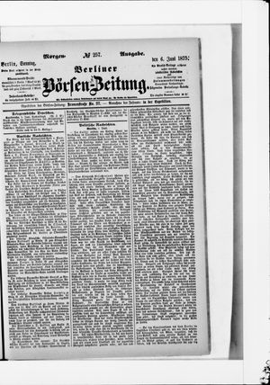 Berliner Börsen-Zeitung on Jun 6, 1875