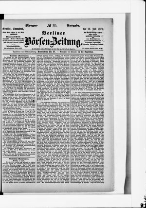 Berliner Börsen-Zeitung vom 10.07.1875