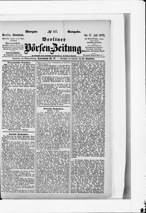 Berliner Börsen-Zeitung on Jul 17, 1875