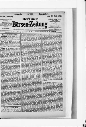 Berliner Börsen-Zeitung vom 20.07.1875