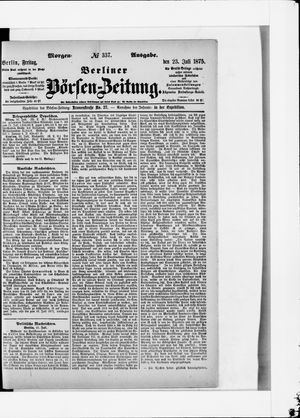 Berliner Börsen-Zeitung on Jul 23, 1875