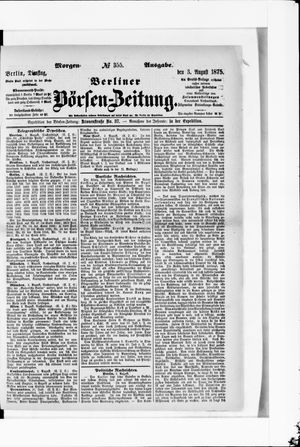 Berliner Börsen-Zeitung vom 03.08.1875