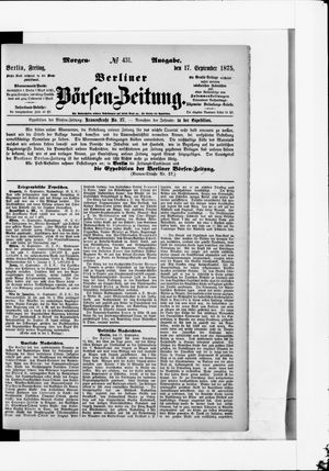Berliner Börsen-Zeitung vom 17.09.1875