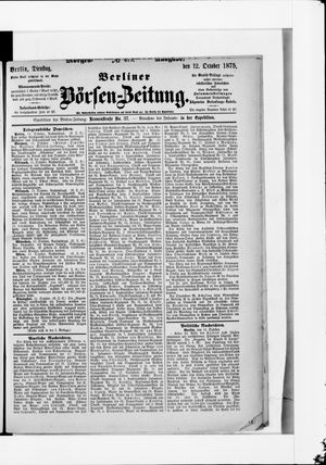 Berliner Börsen-Zeitung on Oct 12, 1875