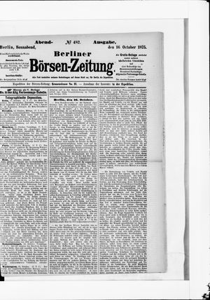 Berliner Börsen-Zeitung vom 16.10.1875