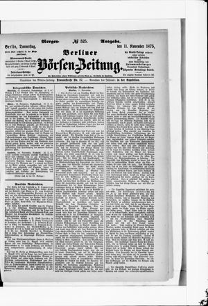 Berliner Börsen-Zeitung on Nov 11, 1875