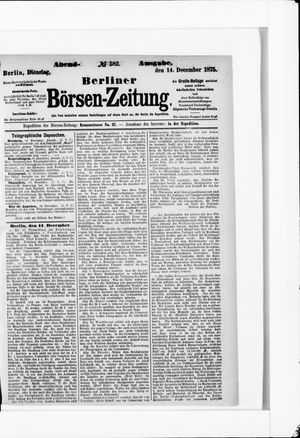 Berliner Börsen-Zeitung vom 14.12.1875