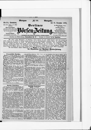 Berliner Börsen-Zeitung vom 18.12.1875