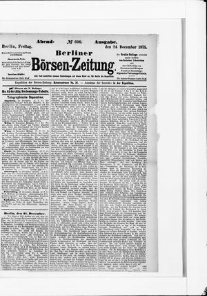 Berliner Börsen-Zeitung vom 24.12.1875