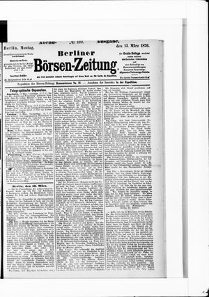 Berliner Börsen-Zeitung vom 13.03.1876