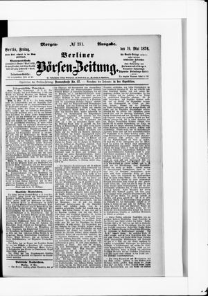 Berliner Börsen-Zeitung on May 19, 1876
