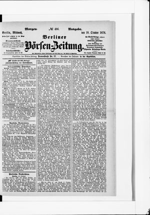 Berliner Börsen-Zeitung vom 18.10.1876