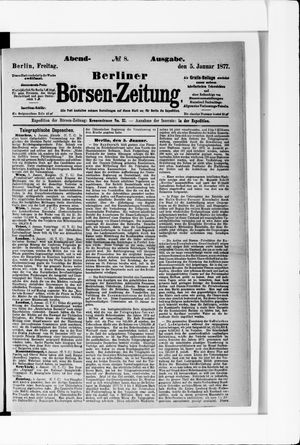 Berliner Börsen-Zeitung vom 05.01.1877