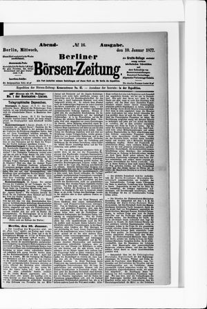Berliner Börsen-Zeitung vom 10.01.1877