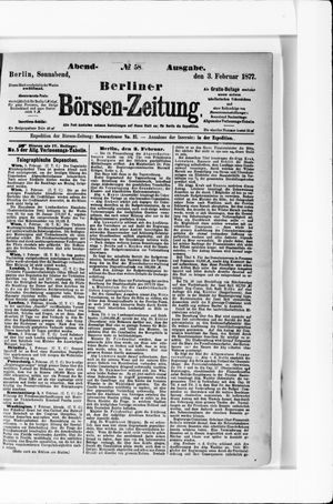 Berliner Börsen-Zeitung vom 03.02.1877