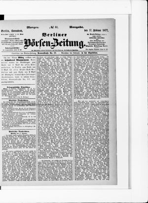 Berliner Börsen-Zeitung vom 17.02.1877