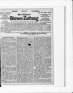 Berliner Börsen-Zeitung vom 20.03.1877