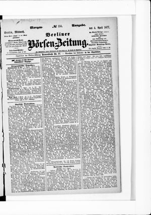 Berliner Börsen-Zeitung vom 04.04.1877