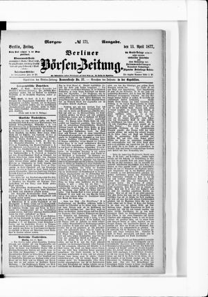 Berliner Börsen-Zeitung vom 13.04.1877
