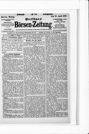 Berliner Börsen-Zeitung vom 16.04.1877