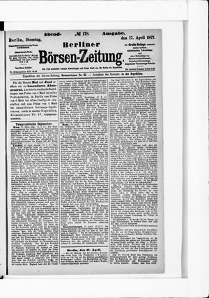 Berliner Börsen-Zeitung vom 17.04.1877