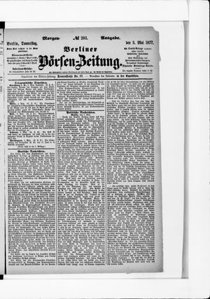 Berliner Börsen-Zeitung vom 03.05.1877