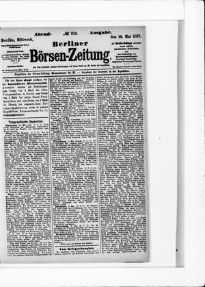 Berliner Börsen-Zeitung vom 16.05.1877