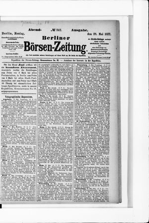 Berliner Börsen-Zeitung on May 28, 1877