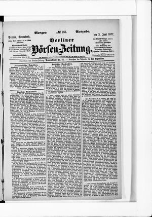 Berliner Börsen-Zeitung on Jun 2, 1877