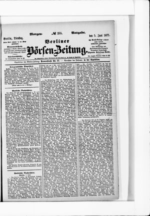 Berliner Börsen-Zeitung vom 05.06.1877