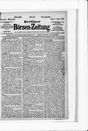 Berliner Börsen-Zeitung vom 06.06.1877