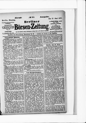 Berliner Börsen-Zeitung on Jun 12, 1877