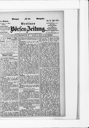 Berliner Börsen-Zeitung vom 18.07.1877
