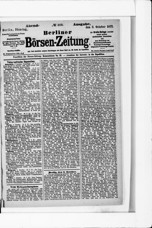 Berliner Börsen-Zeitung vom 02.10.1877