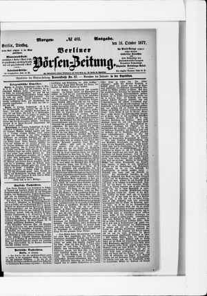 Berliner Börsen-Zeitung vom 16.10.1877