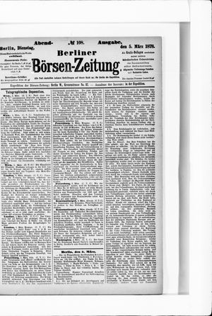 Berliner Börsen-Zeitung vom 05.03.1878