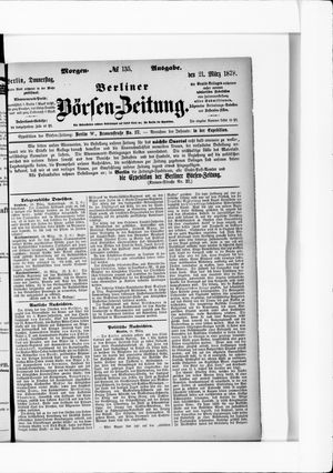 Berliner Börsen-Zeitung on Mar 21, 1878