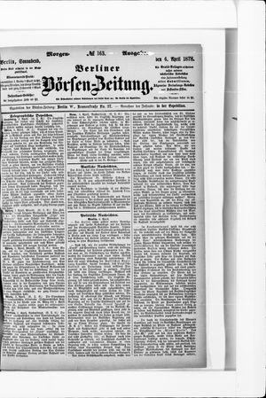Berliner Börsen-Zeitung vom 06.04.1878