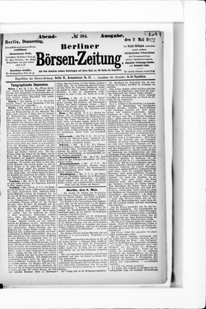 Berliner Börsen-Zeitung on May 2, 1878