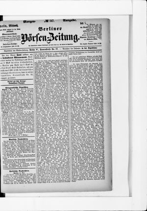 Berliner Börsen-Zeitung on May 29, 1878